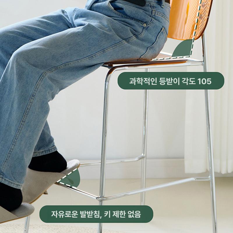 인테리어 투명의자 아크릴체어 미드센추리 고스트 모던 북유럽풍 미드센츄리 - 상세 이미지 3