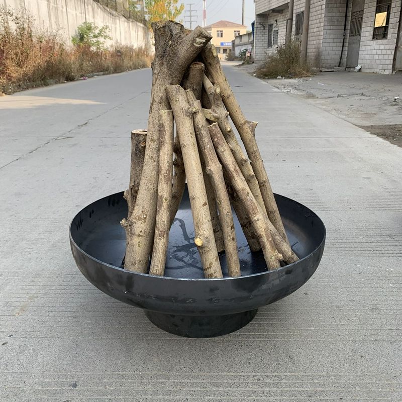 야외 주물화로 대형 화덕 바베큐 모닥불 원형 그릴 불멍 바비큐 지름 옛날 드럼통 - 상세 이미지 3