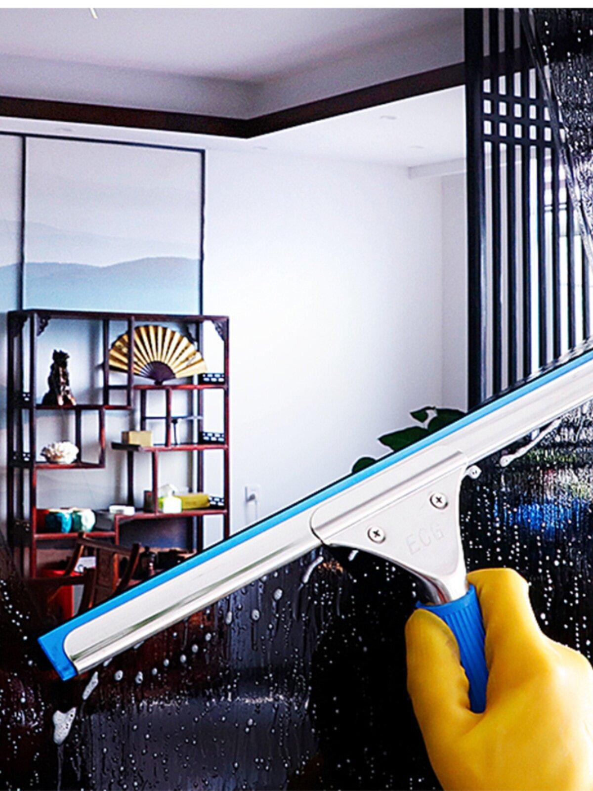 유리청소 청소밀대 고층 청소도구 창문닦이 스퀴지 폴대 유리창청소 - 상세 이미지 4