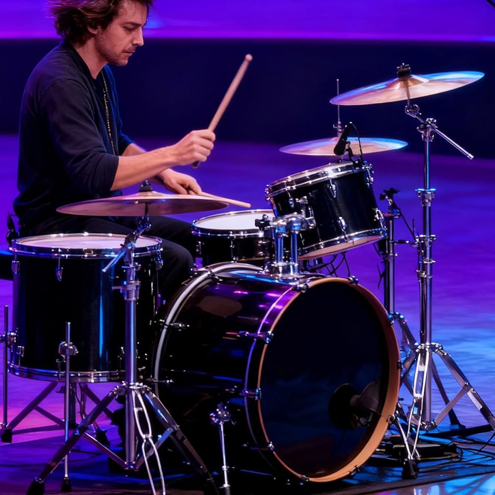 Zmpkhba Snare 드럼 스탠드, 높이 14.5인치에서 23인치로 조절 가능한 스냅 패스너와 초보자용 스틱 홀더 액세서리가 있는 연습 패드 스탠드 - 상세 이미지 2