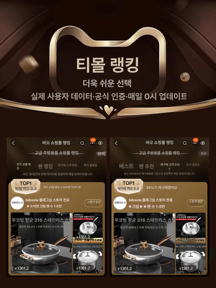 냄비 스텐웍 대형웍 중화 팬 무쇠 중화웍 중국집 튀김 스테인레스 웍 궁중 대형 스테인리스 - 상세 이미지 2