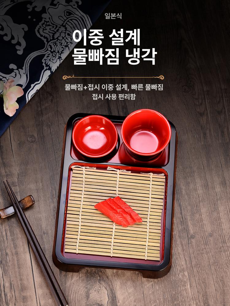 일식 이자카야 냉소바 스시 플레이팅 모밀판 메밀 그릇 - 상세 이미지 3
