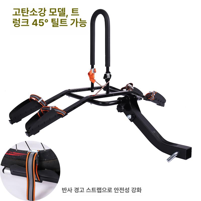접이식 자전거운반랙 루프랙 차량 차량용 차량자전거거치 수하물 화물 자동차 지붕 여행 랙 - 상세 이미지 2