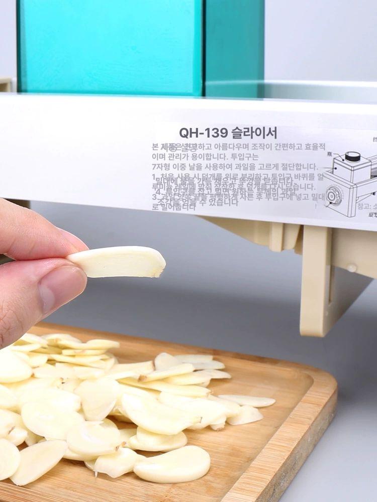 수평 슬라이서 업소용 야채 커터 사과 수박 토마토 주방 다기능 과일절단 커팅기 채소 이미지 6