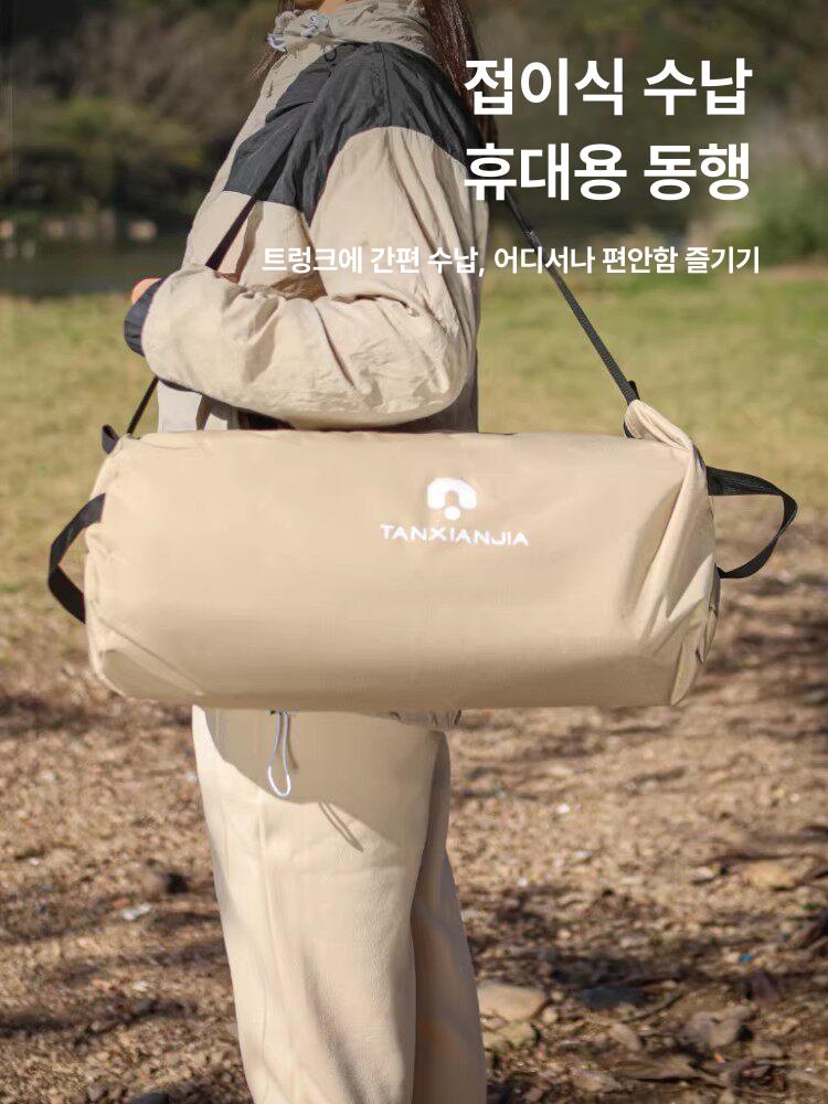 더블 야전 침대 캠핑 베드 대형 백패킹 경량 하이그라운즈 야영 간이 - 상세 이미지 4
