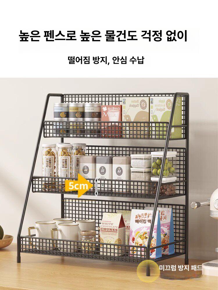 다층 수납 협탁 원목 거실 소파 옆 테이블 미니 이동식 선반 보조 책상 - 상세 이미지 2