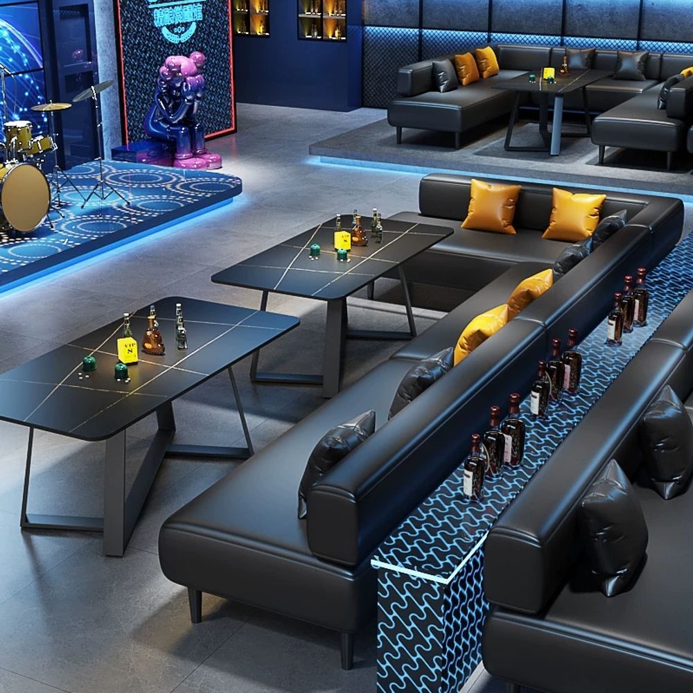 쇼파 u자형 8인용 가죽 거실 섹셔널소파 안목 단체석 자형 코모도 - 상세 이미지 3