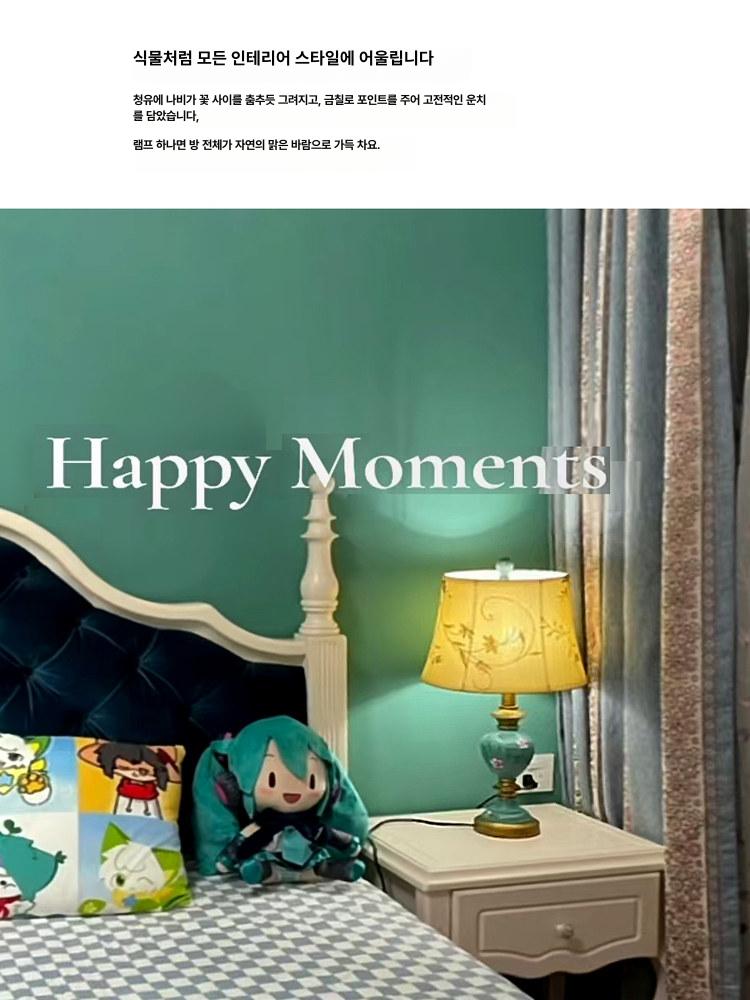 유럽식 엔틱 빈티지 탁상 스탠드 조명 침실 단스탠드 스탠드조명 인테리어 - 상세 이미지 3