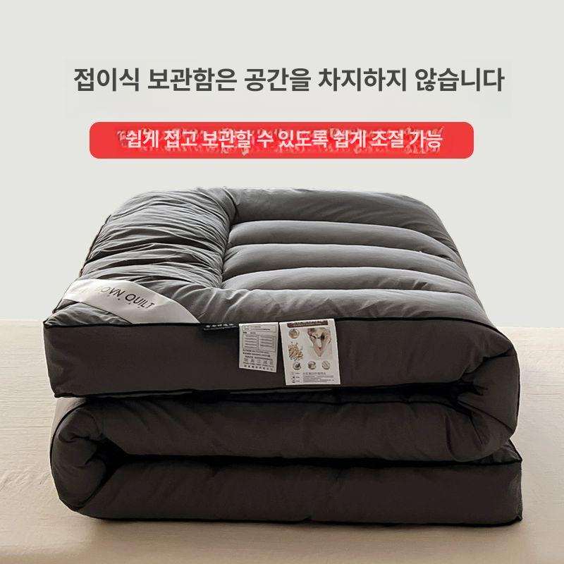 접이식 요매트 소프트 침대형 퀼트 패드 쿠션 가정용 다다미 원룸 두께 이불 펜션 - 상세 이미지 5