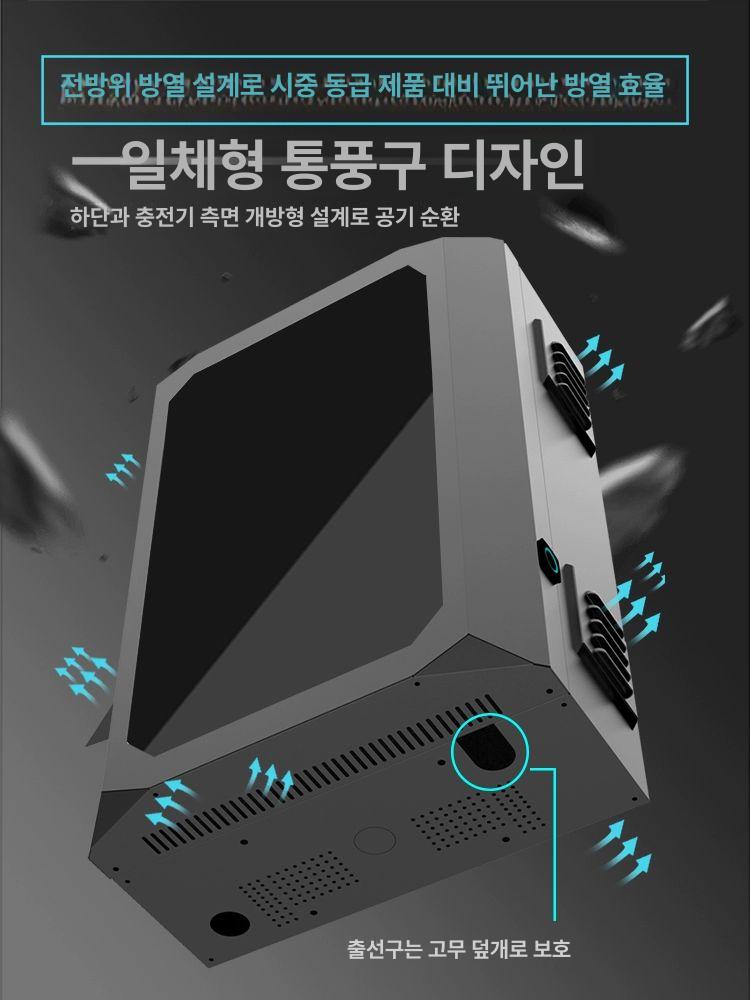 전기차 충전기 스탠드 야외 주택 장치 실내외 보관함 비밀번호 기계식 가정용 폴대 - 상세 이미지 4