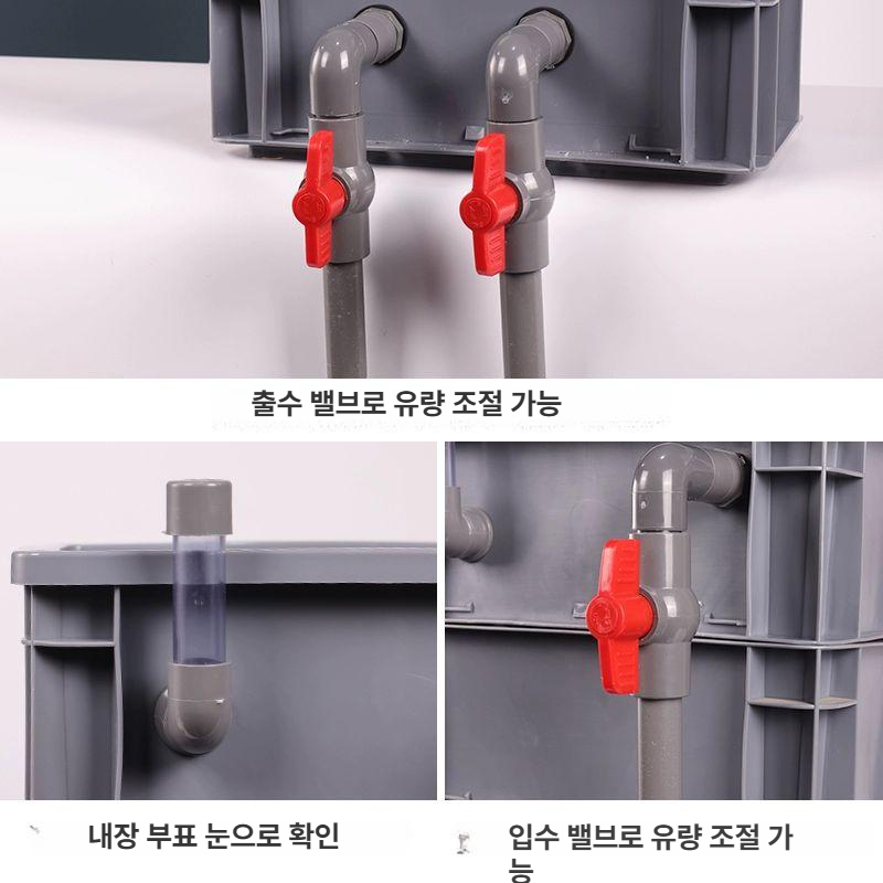수조 여과기 정화기 야외 물 필터 양식장 대형 물순환 이끼 수영장 청정기 양어장 분수 - 상세 이미지 3