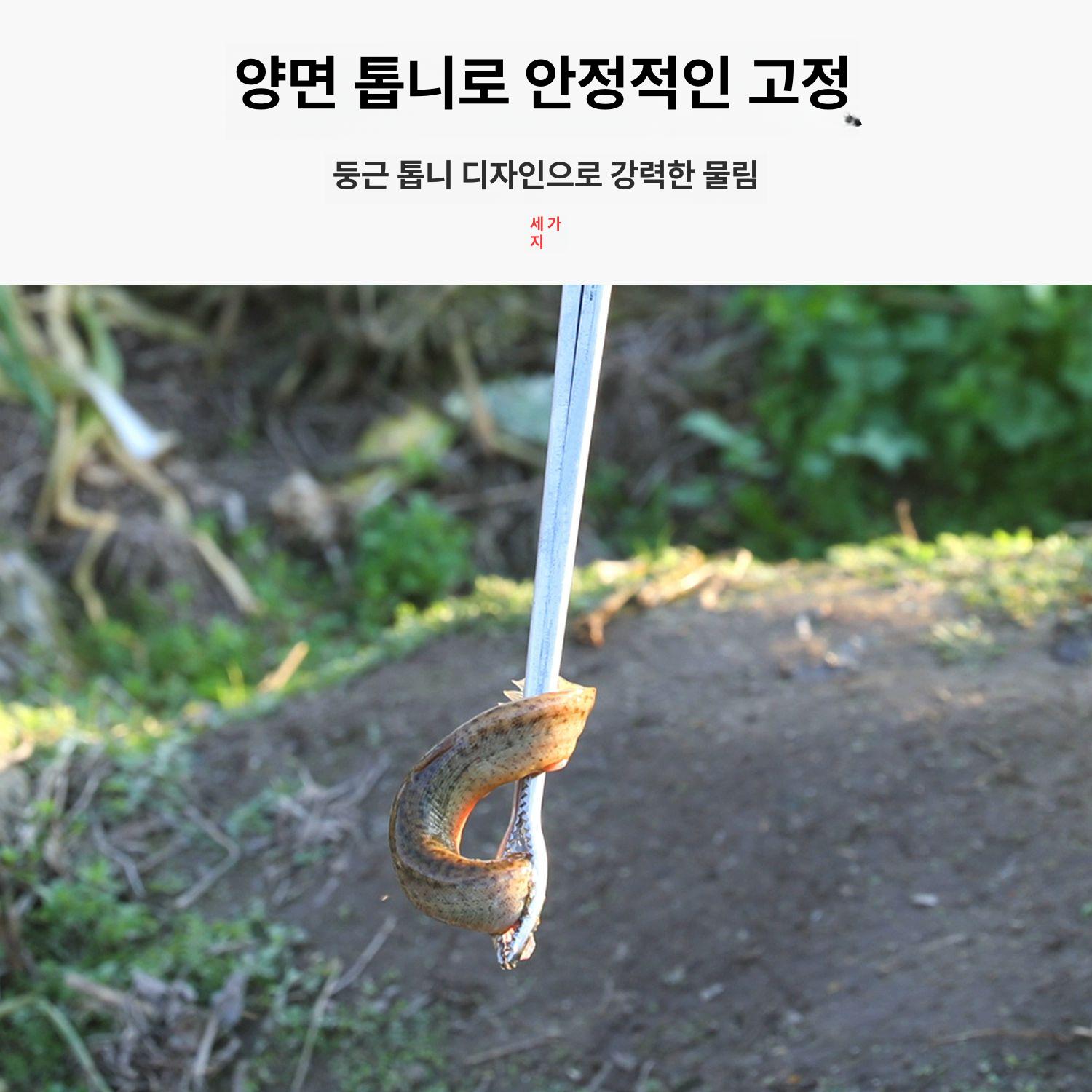 캠핑 화로 그릴 집게 롱 포크 세트 바비큐 조리 도구 야외 활동 필수품 - 상세 이미지 4