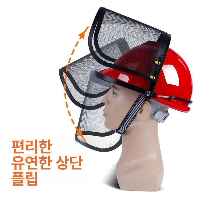 산업용 보호대 전면 살포 예초안면보호구 얼굴가리개 작업안경 농약보안경 - 상세 이미지 4