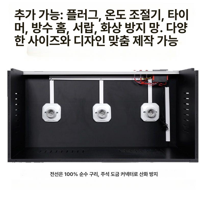 표준형 레오파드게코사육장 크레스티드 테라리움 은신처 뱀 온실 아크릴 쉼터 - 상세 이미지 4