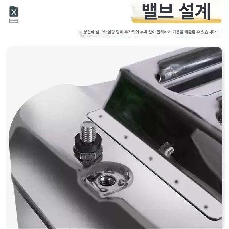 캠핑용 기름통 스테인레스 휴대용 등유통 연료 석유통 주유통 휘발유통 오일통 - 상세 이미지 4