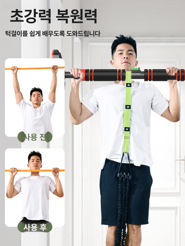 가정용 홈트 실내철봉 바 도어짐 운동 매달리기 문틀턱걸이 홈짐 실내턱걸이 - 상세 이미지 4