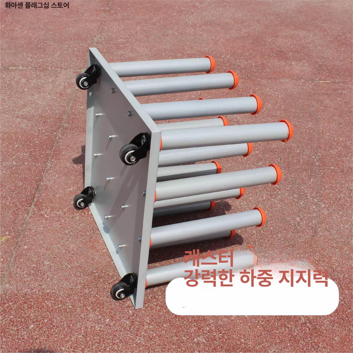 시트지 롤거치대 광고물 선반 랙 브래킷 정리대 롤러 걸이 바퀴 비닐 원단꽂이 벽지 - 상세 이미지 5