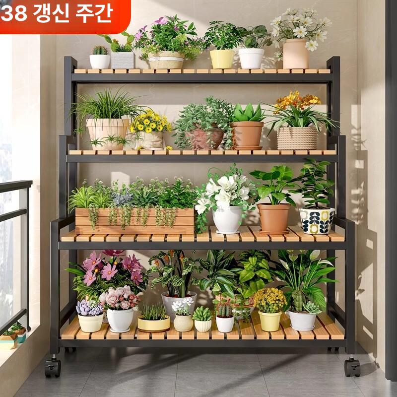 계단식 화분받침대 사다리형 다육이받침대 인테리어 다육이선반 화분대 다육이거치대 - 상세 이미지 2