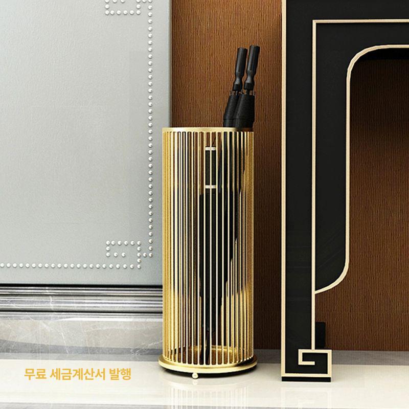 북유럽형 우산보관함 모던 선물 수납 거치대 현관 꽂이 코너형 - 상품 이미지