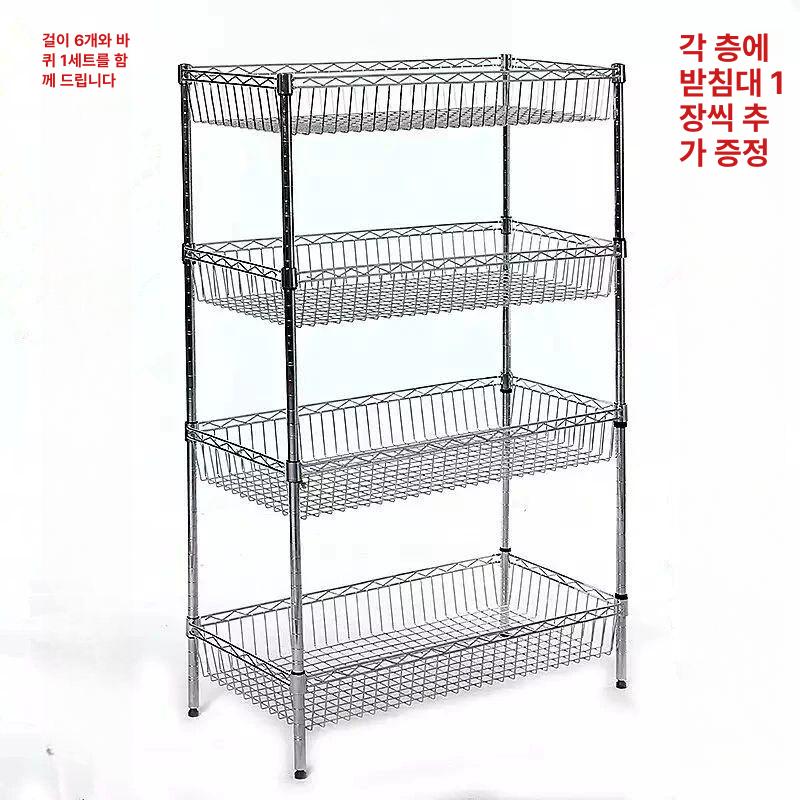 스텐 식기건조대 4단 대형 주방정리 그릇 물빠짐 선반 가정용 업소 - 상세 이미지 2