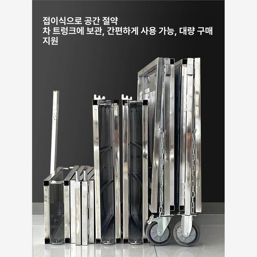 떡볶이 가판대 행사용 분식 판매대 길거리 진열대 붕어빵포장마차 야외포차 업소용 - 상세 이미지 3