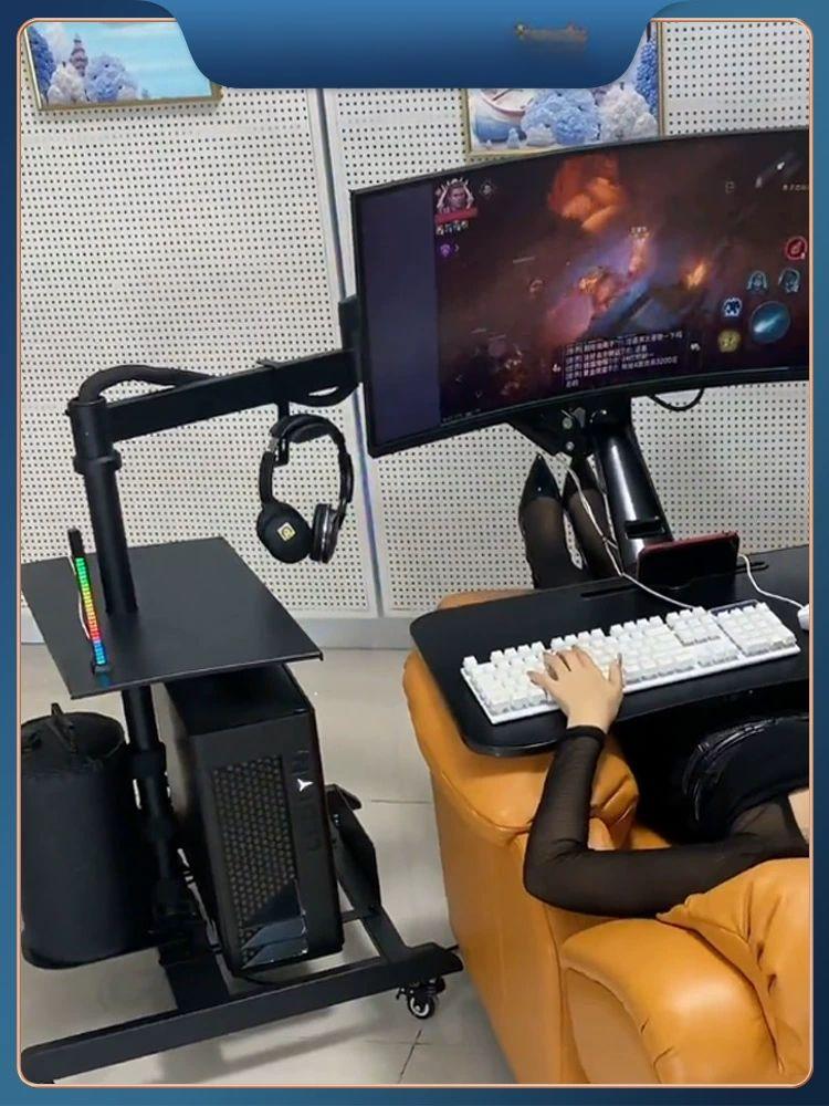 접이식 게이밍책상 디스플레이 리클라이너 스탠드 가정용 게임책상 - 상세 이미지 4