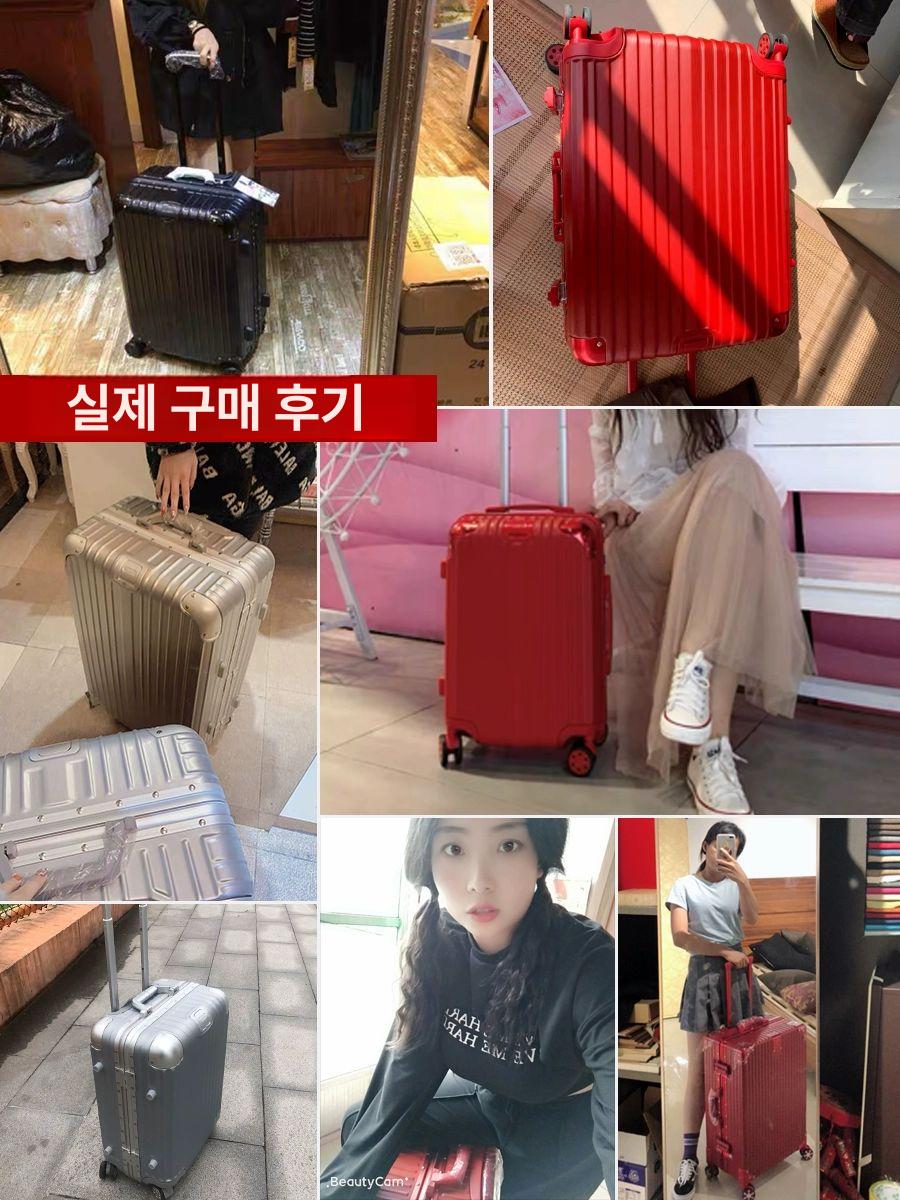 여행용캐리어 여행가방 해외 화물 바퀴 가방 화물용 케리어 유럽여행 하드 여행 대형 수화물 - 상세 이미지 4