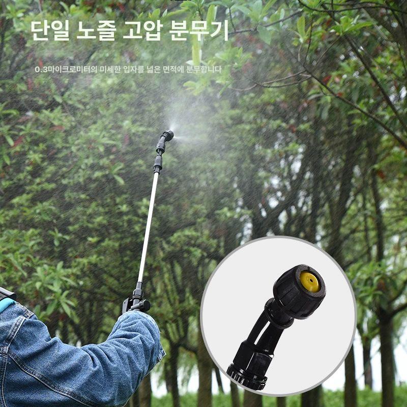 고압 전동분무기 소독기 방역소독 제초제 충전식분무기 스프레이 원예용 리튬배터리 - 상세 이미지 4