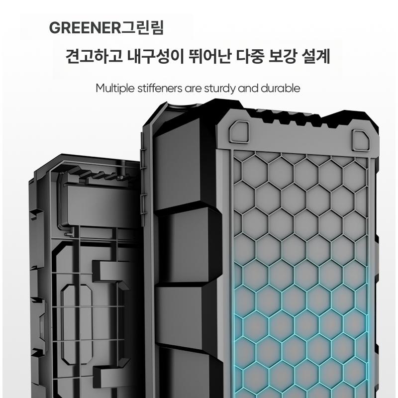 대형 박스 철제 수납함 다용도 선반 부품함 트럭공구함 보관상자 작업대 정리대 카트 - 상세 이미지 3