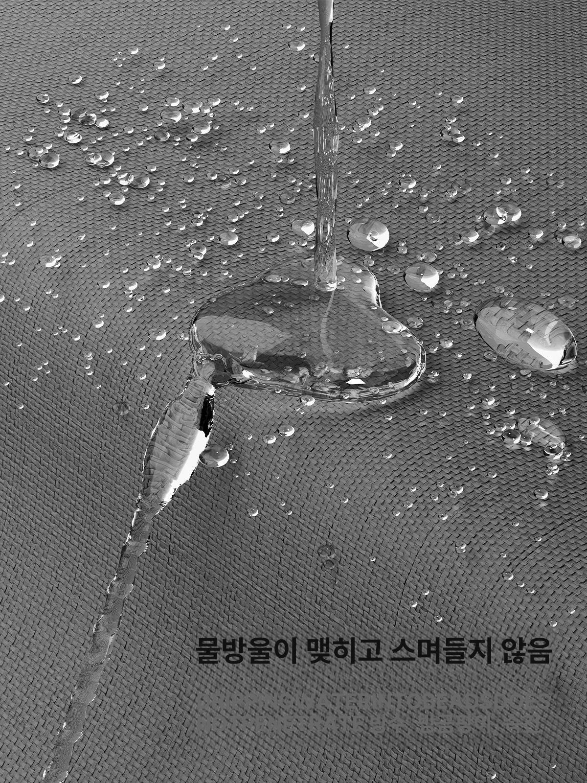 접이식샤워봉 욕실커튼봉 방수분리막 욕실칸막이 2미터 그레이색 욕실용품 자취방필수 - 상세 이미지 5