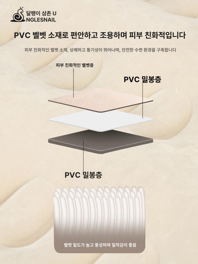SUV 차량용에어매트 세단 뒷자리 트렁크 차박매트 에어펌프 캠핑매트 평탄화매트 - 상세 이미지 5