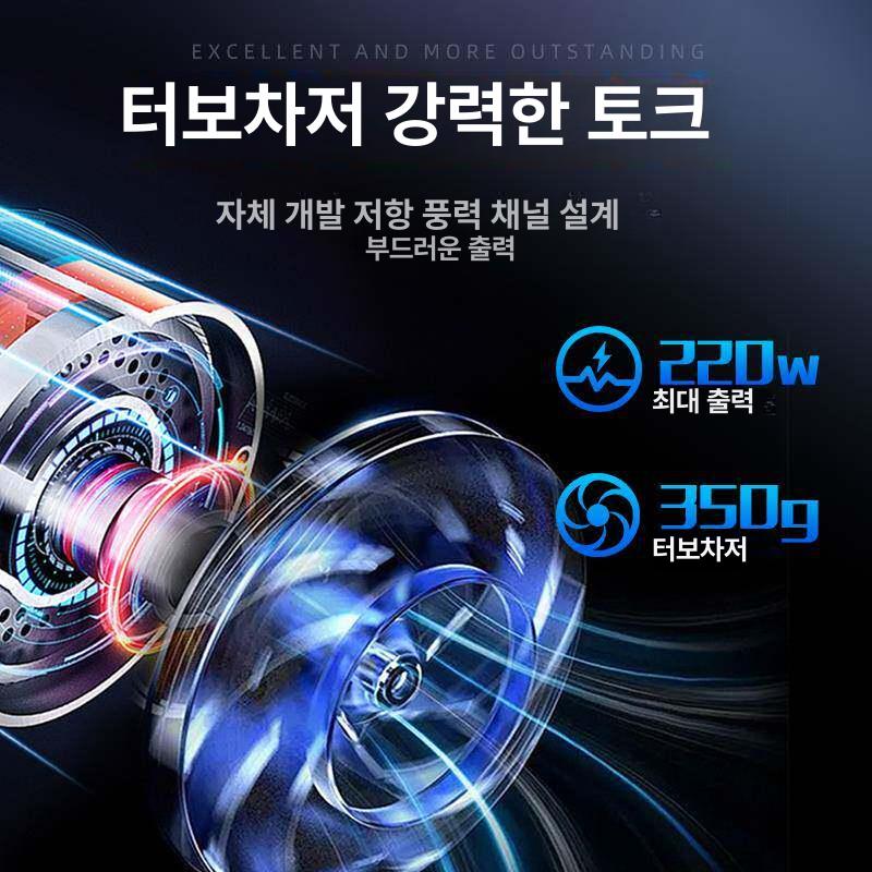 초강력 터보팬 충전식 휴대용 제트팬 손선풍기 허리걸이 핸디팬 야외 손풍기 강풍기 - 상세 이미지 4