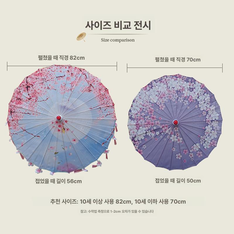 이자카야 우산 파라솔 장식품 축제 일본풍 일본식 종이 받침대 천장 전통 카페 스시 - 상세 이미지 3