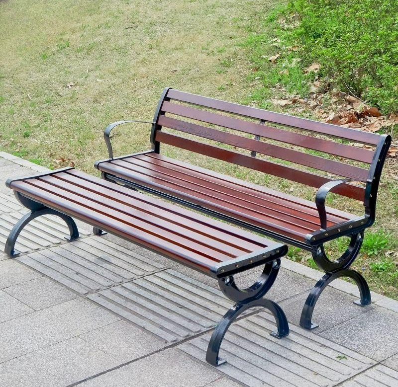 좌석 공원벤치의자 정원 학교 테라스 목재 체어 등받이 공원의자 야외레저벤치 방부목 - 상품 이미지