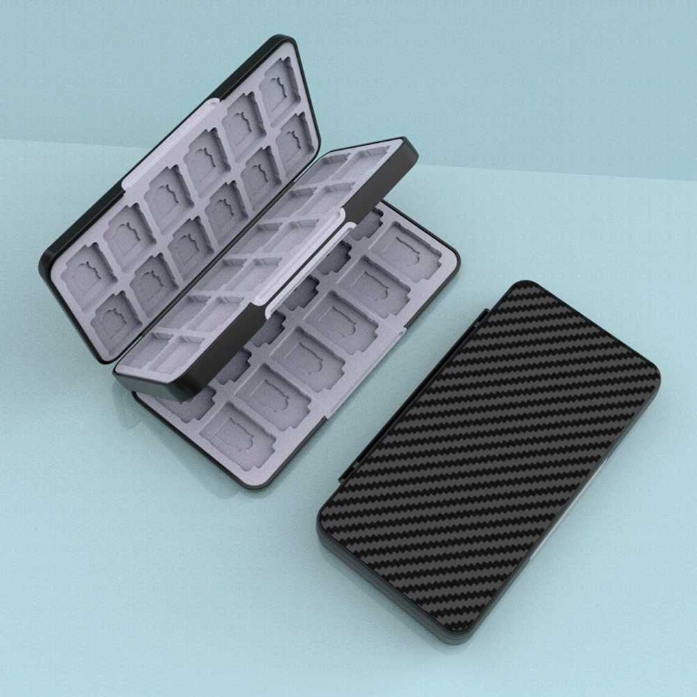대용량 SD카드케이스 게임기 메모리카드 방수 48칸 카드용 슬롯 스위치 홀더 버터폭스 - 상품 이미지