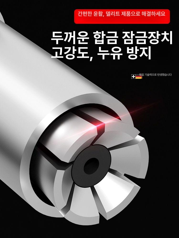 수동 윤활유 주입기 그리스건 노즐 펌프 커플러 잠금장치 니들형 - 상세 이미지 4