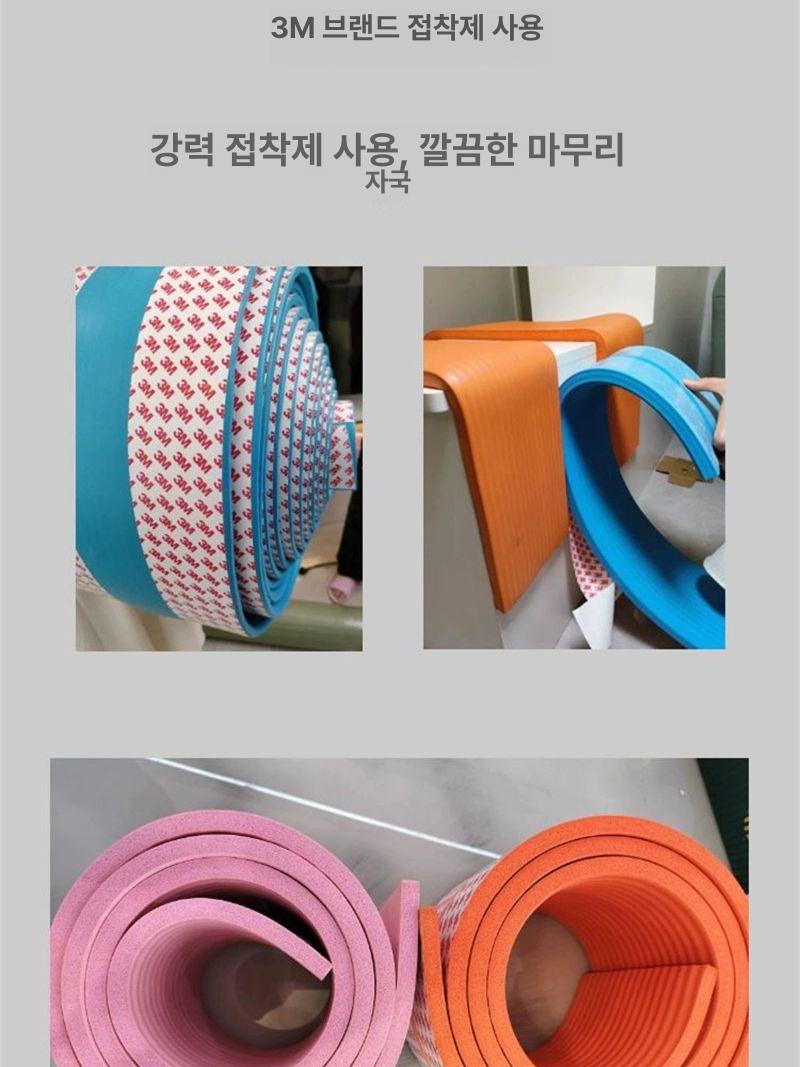 코너 매트 벽쿠션 벽가드 아기 접착식 벽보호대 스폰지 벽모서리 쿠션패드 - 상세 이미지 5