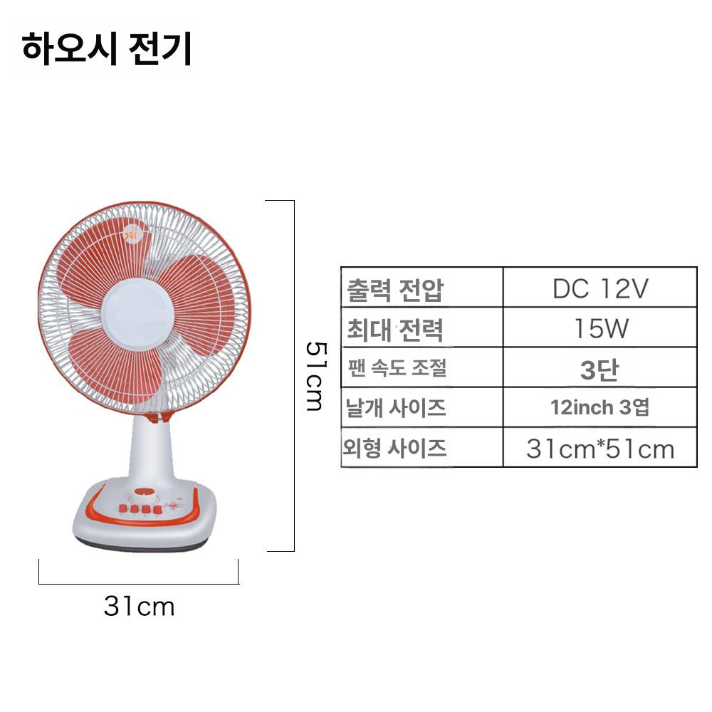 2층침대 선풍기 클립형 사무실 집게 클립 무드등 탁자 핸디 책상 책상위 화장대 침대용 - 상세 이미지 4