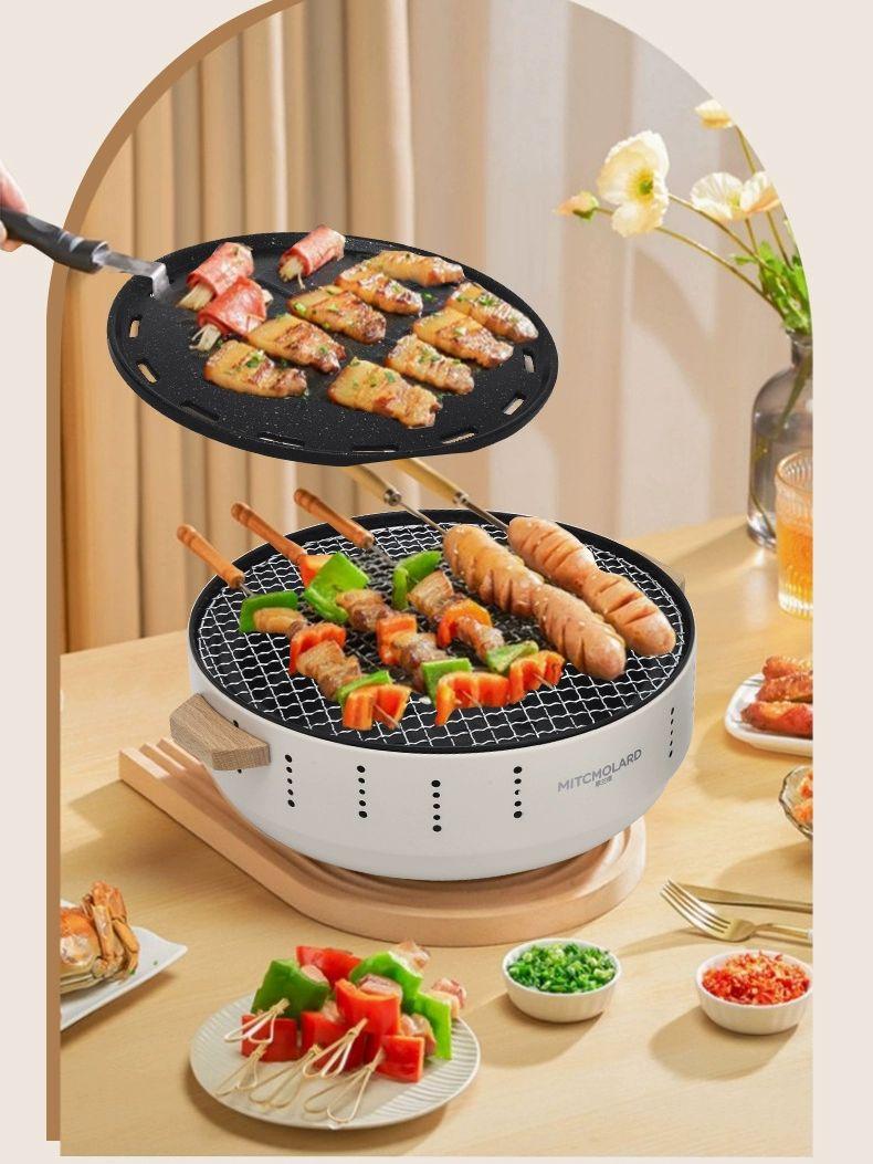 숯불 화로 캠핑 스토브 야외 바비큐 그릴 미니 가정용 꼬치 구이 용품 - 상세 이미지 3