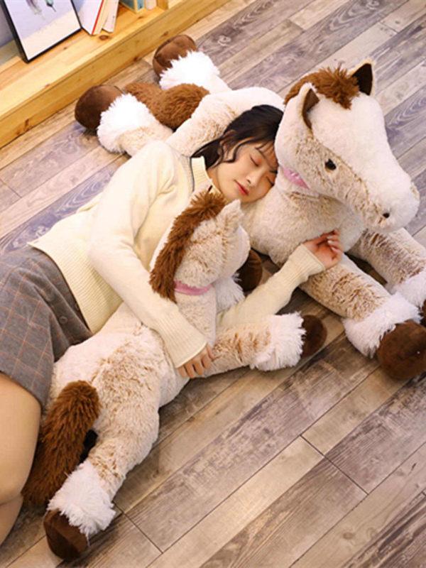 봉제 대형말인형 애착인형 동물인형 소품 부드러운 장식용 진짜같은 플러시 동물모형 - 상세 이미지 4