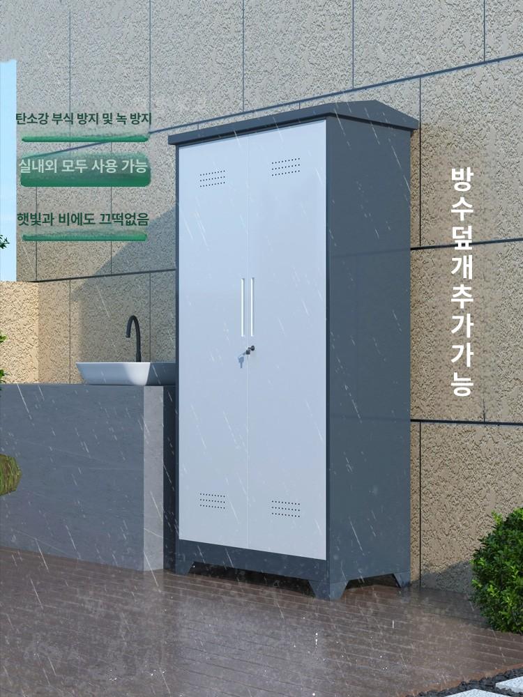 청소 분리수거수납장 스테인리스 가정용 재활용 분리수거함 분리수거대 이미지 7