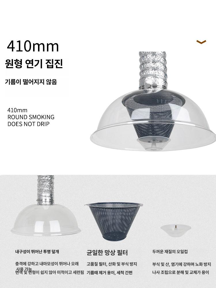 연기 배기팬 덕트팬 냄새 환풍기 주방 실내 송풍기 업소용 배출기 공업용 강력 환기팬 - 상세 이미지 2