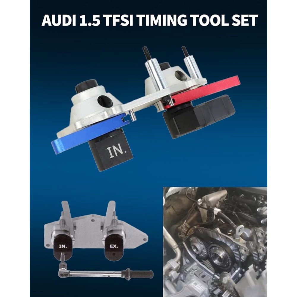 2017년부터 폭스바겐 아우디 스코다 시트 1.5L TSL 가솔린 엔진과 호환되는 DPTOOL 엔진 타이밍 툴 키트 VAS 611 007, T1049A, T10504 /1, T10 - 상세 이미지 3