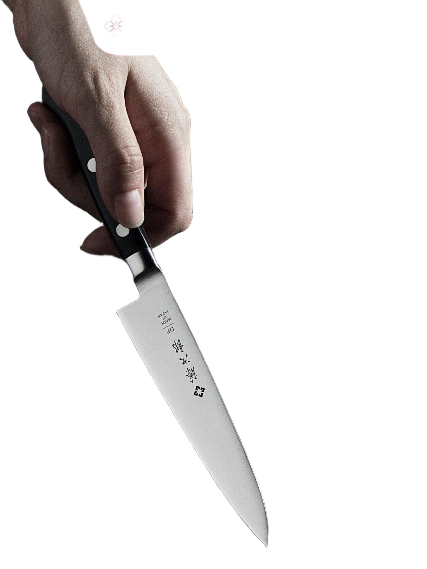 일식 주방칼 12cm 올스테인리스 스틸 고급형 고기 야채 썬칼 전문가용 - 상품 이미지