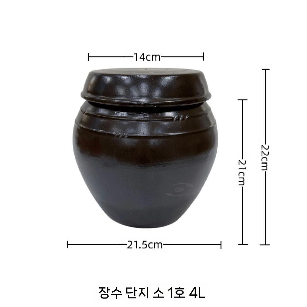 옹기단지 고추장단지 고추장항아리 된장 옹기항아리 무공해 이조전통옹기 고추장통 - 상세 이미지 4