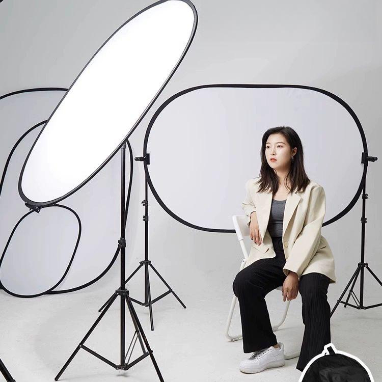 장비 확산판 접이식 디퓨져 촬영 반사판 조명 휴대용 스크린 라이트 배경지 발판 웨딩 원형 - 상품 이미지