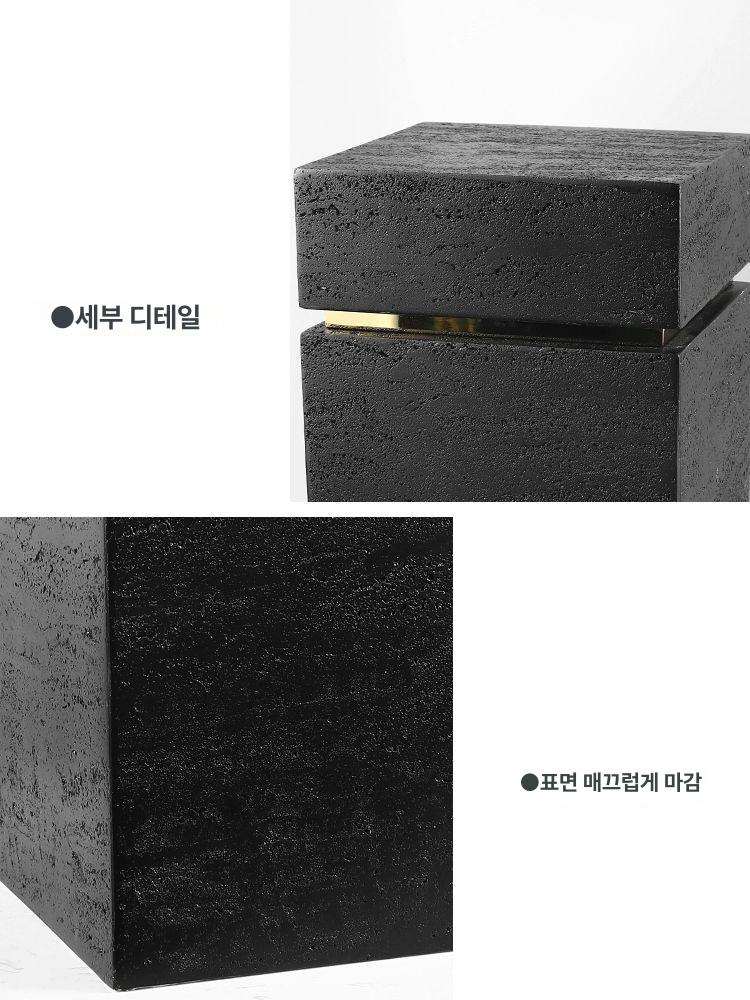 대리석 전시대 스탠드 상품 진열 받침대 매장 바닥 디스플레이 장식 견본대 - 상세 이미지 4