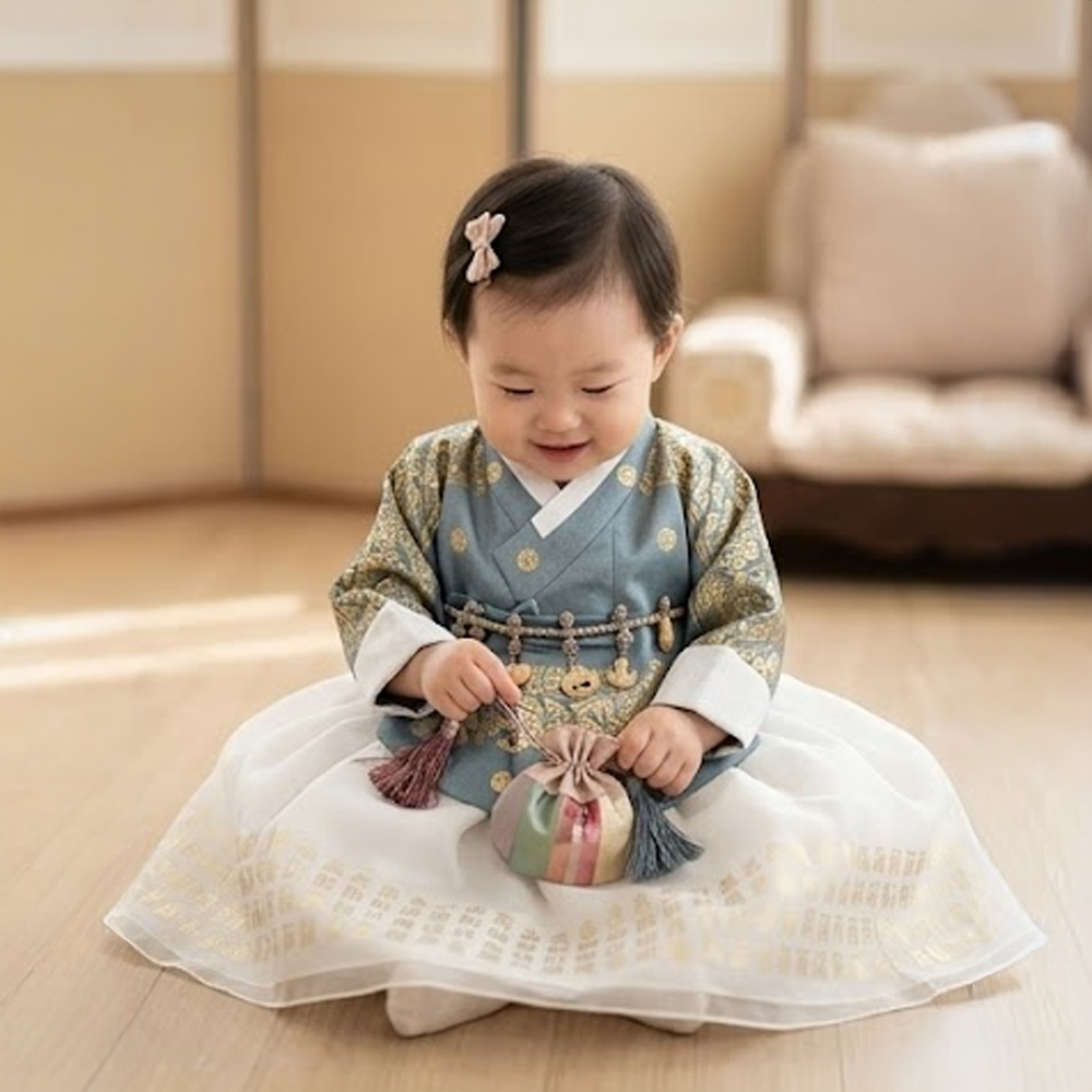 궁 한복 대여 돌 잔치 가족 추석 부천 서울 평택 행사 아가 183번 - 상세 이미지 3