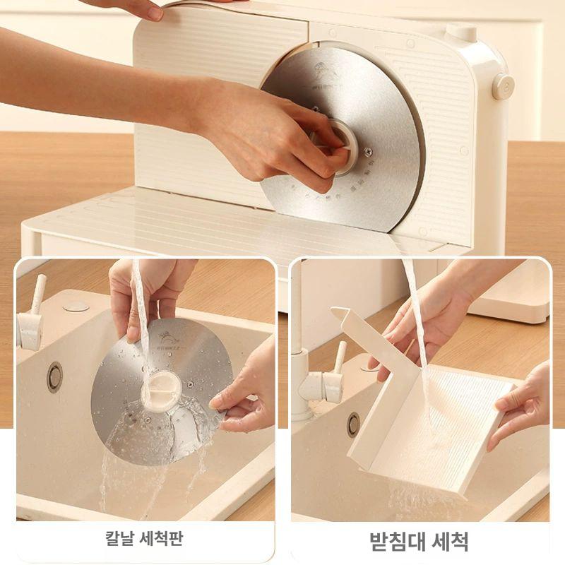 고기절단기 업소용 전동 정육 육류 슬라이서 정육기계 고기써는기 다용도 커팅 - 상세 이미지 4