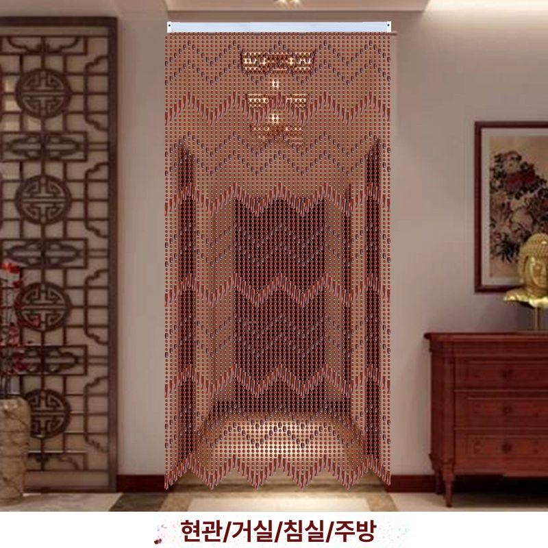 구슬 커튼 현관 크리스탈 가리개 식당 거실 비즈문발 카페 복도 출입문 주렴 도어 - 상세 이미지 4